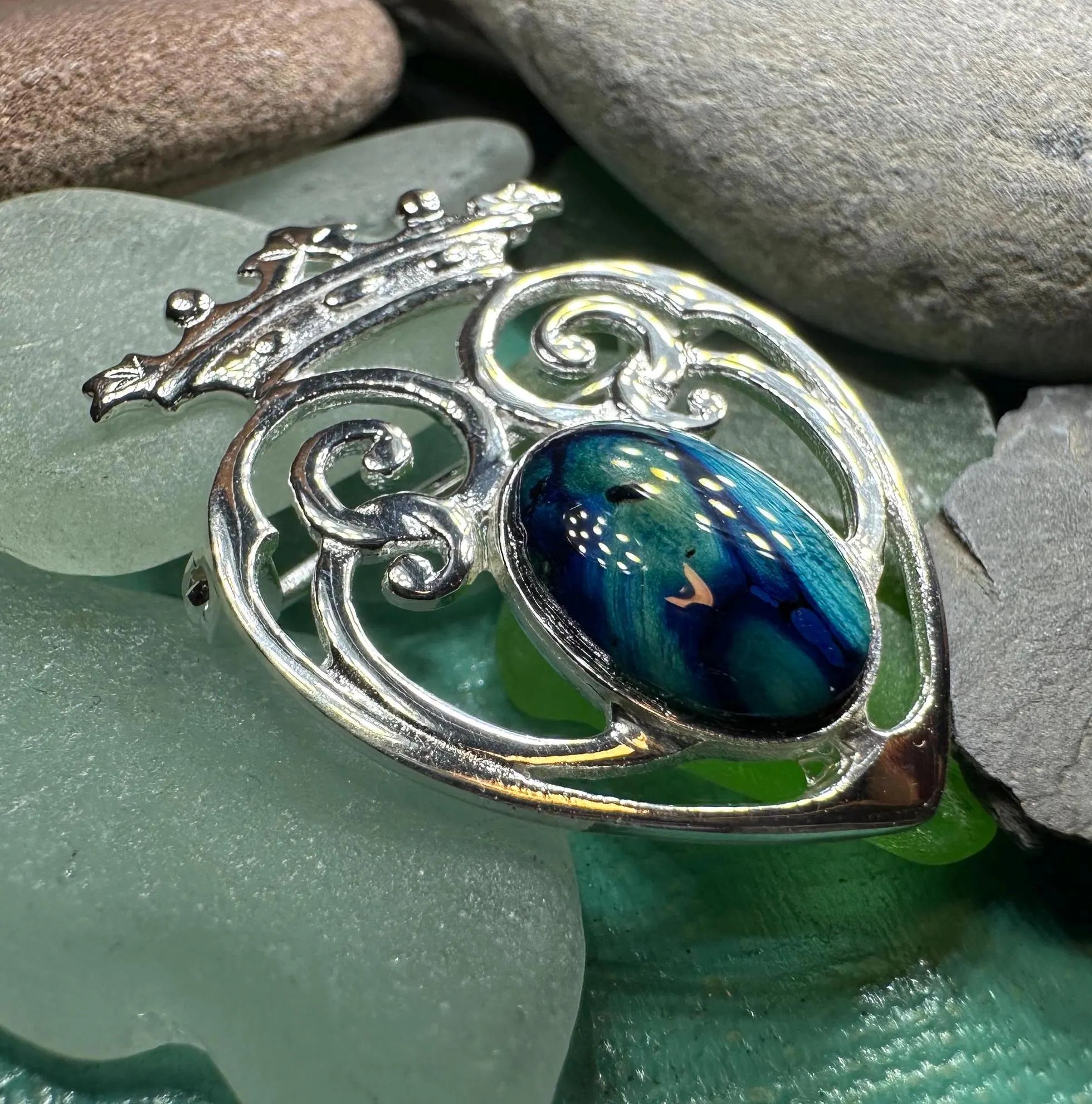 Heathergems Luckenbooth Brooch - Handmade in Scotland