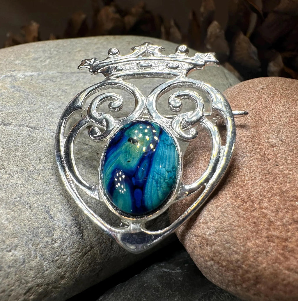 Heathergems Luckenbooth Brooch - Handmade in Scotland