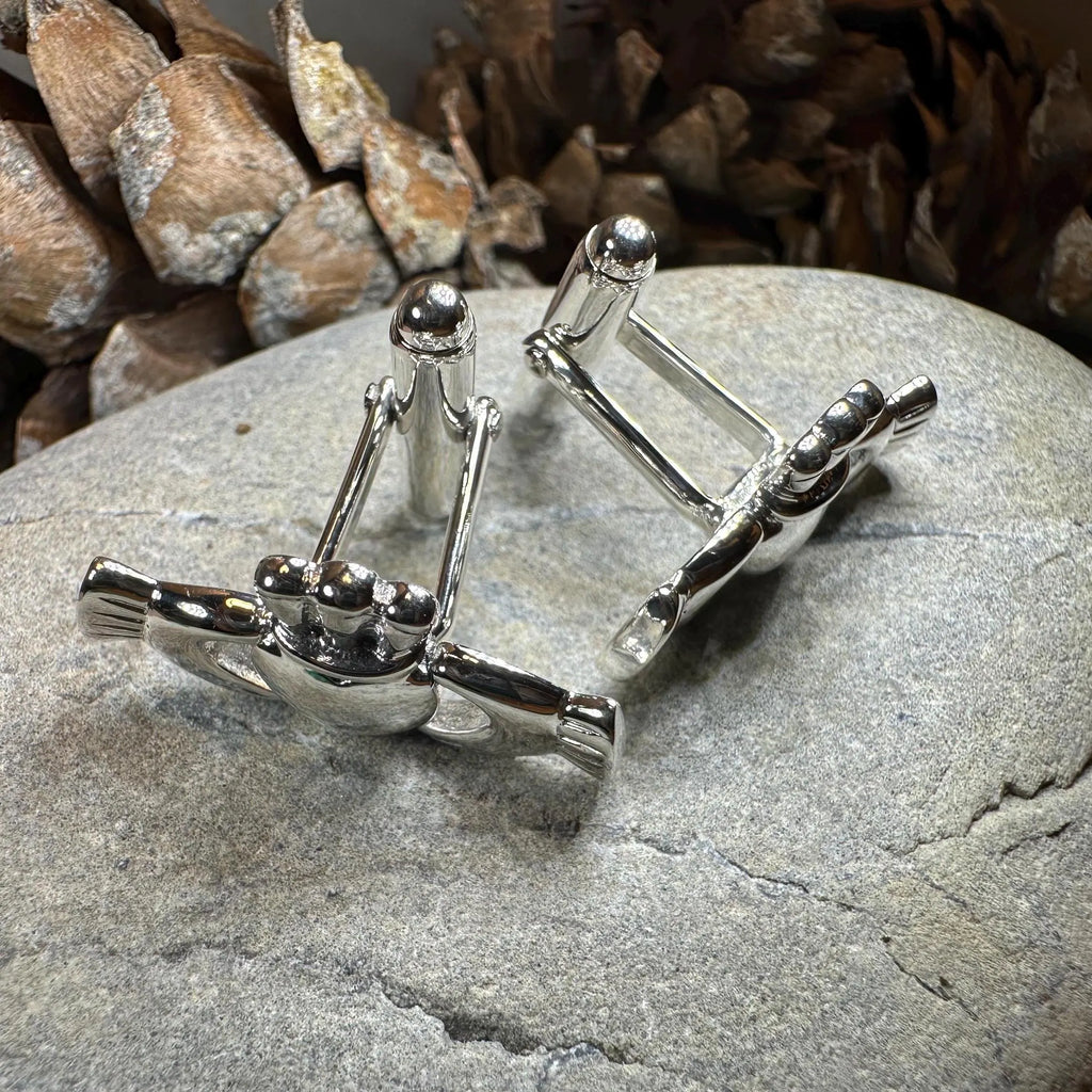 Fíorghrá Claddagh Cufflinks for Men