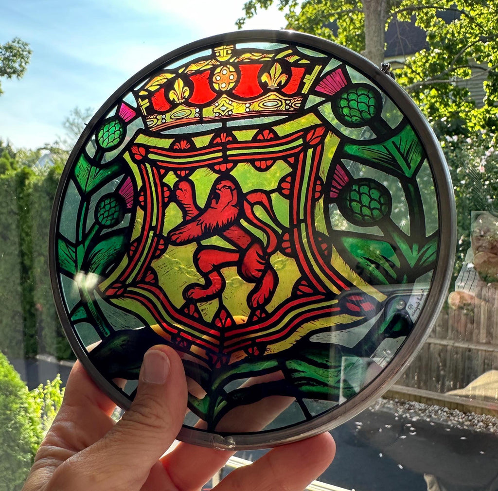 Old Town Scottish Lion Suncatcher