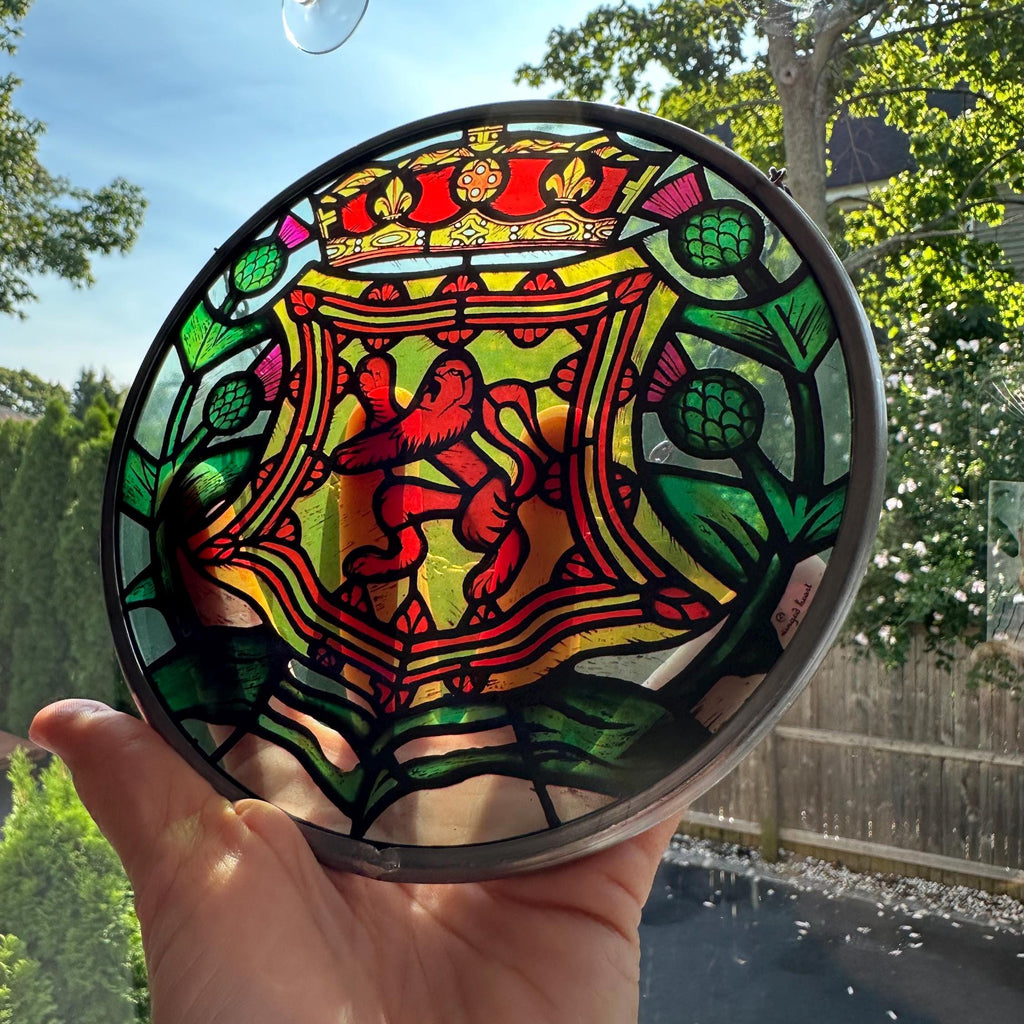 Old Town Scottish Lion Suncatcher