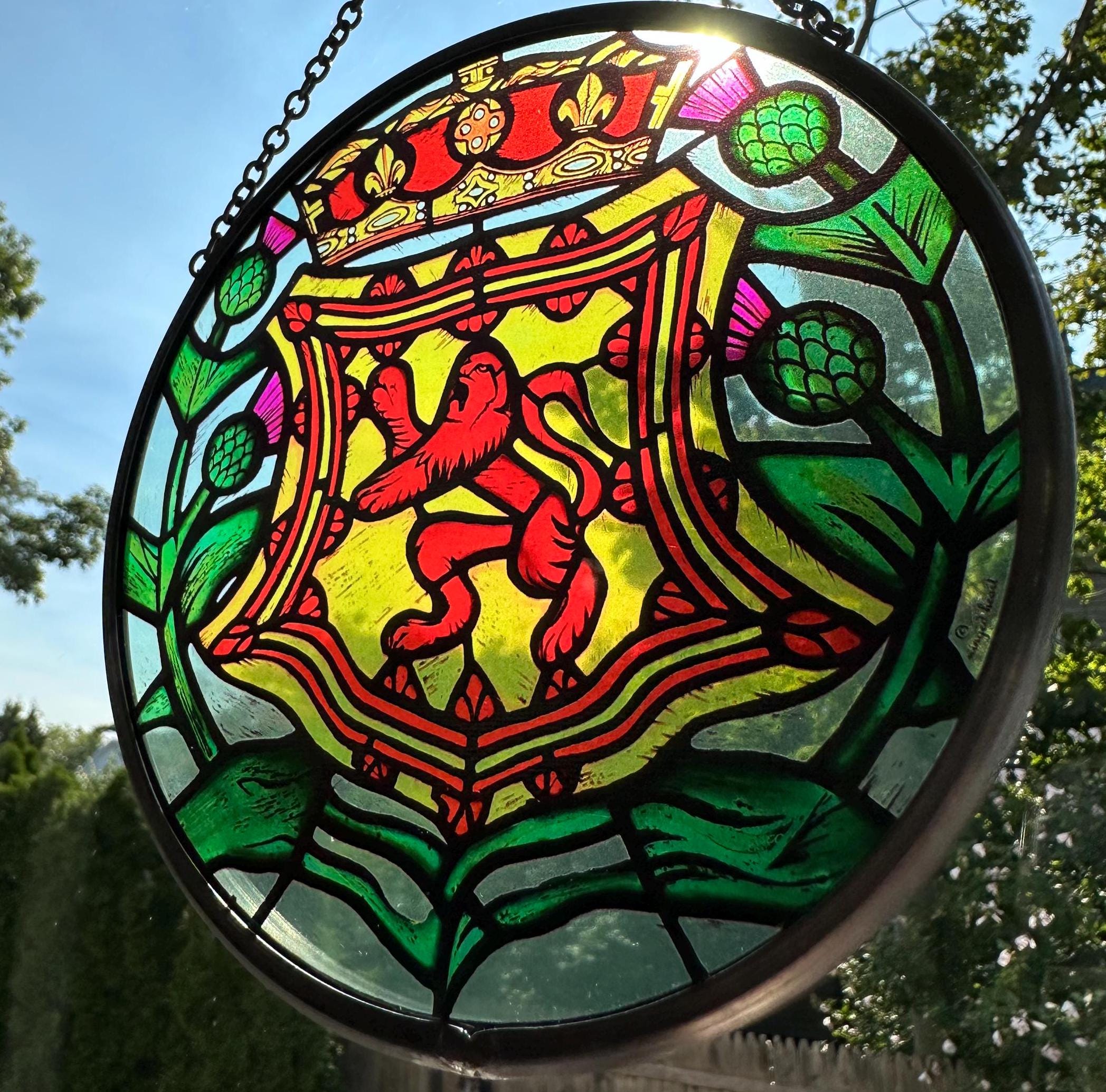 Old Town Scottish Lion Suncatcher