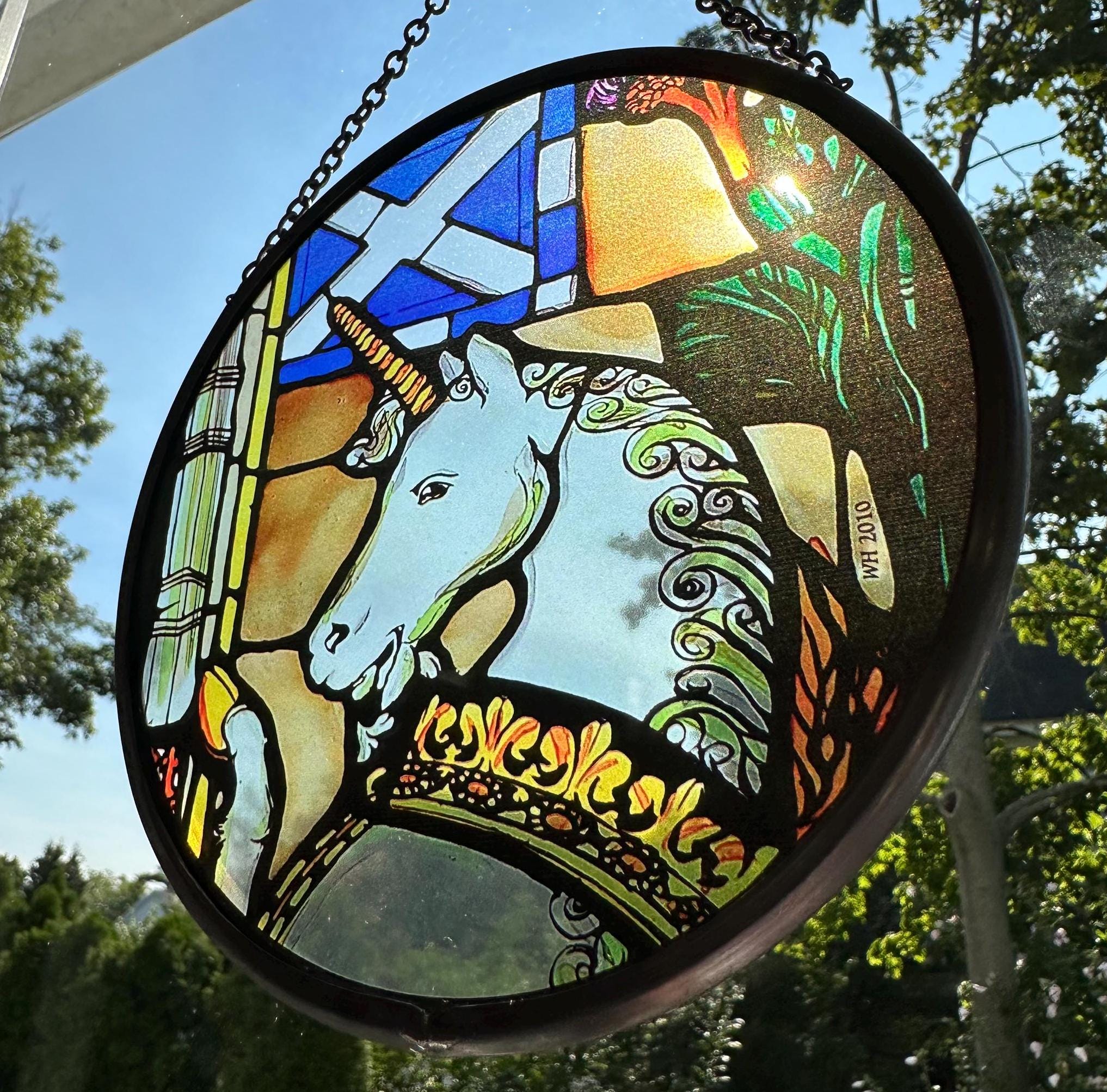 St. Giles Cathedral Scottish Unicorn Suncatcher