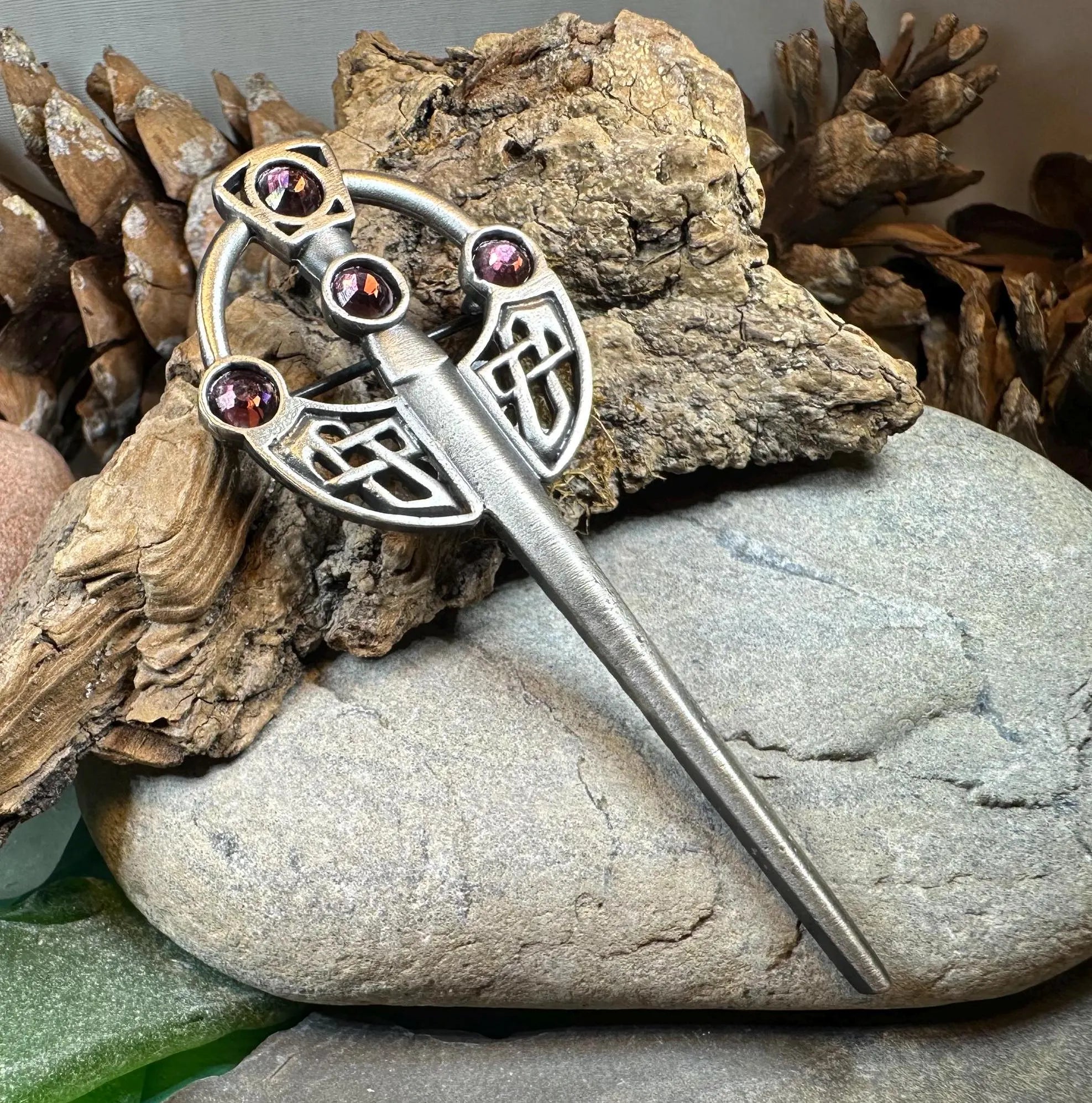 Penannular Celtic Kilt Pin - Handmade in Scotland