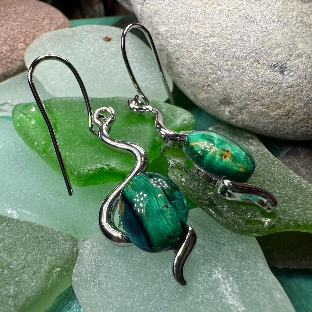 Heathergems Celtic Wiggle Earrings - Handmade in Scotland