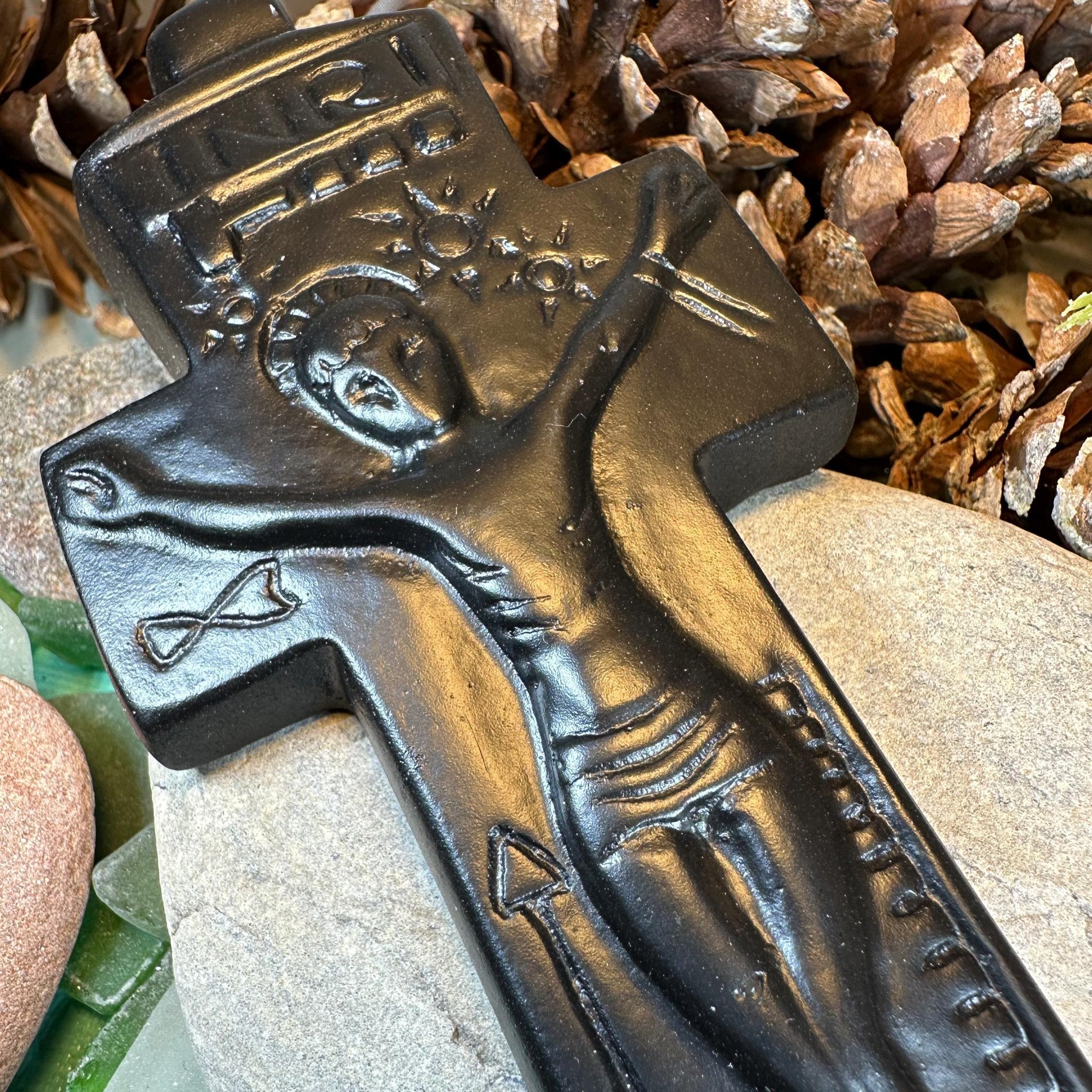 Turf Irish Penal Crucifix Cross