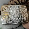 Celtic Viking Kilt Belt Buckle - Handmade in Scotland