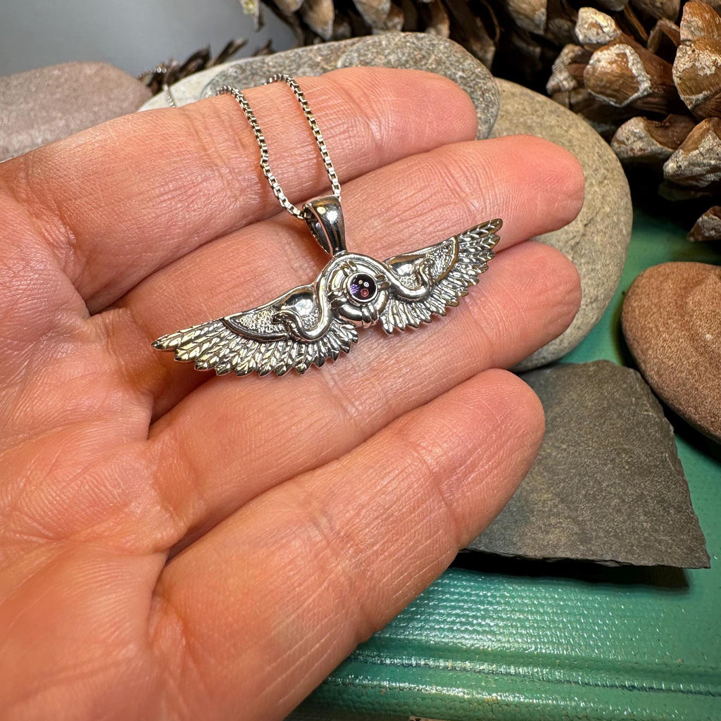 Winged Sun Egyptian Pendant