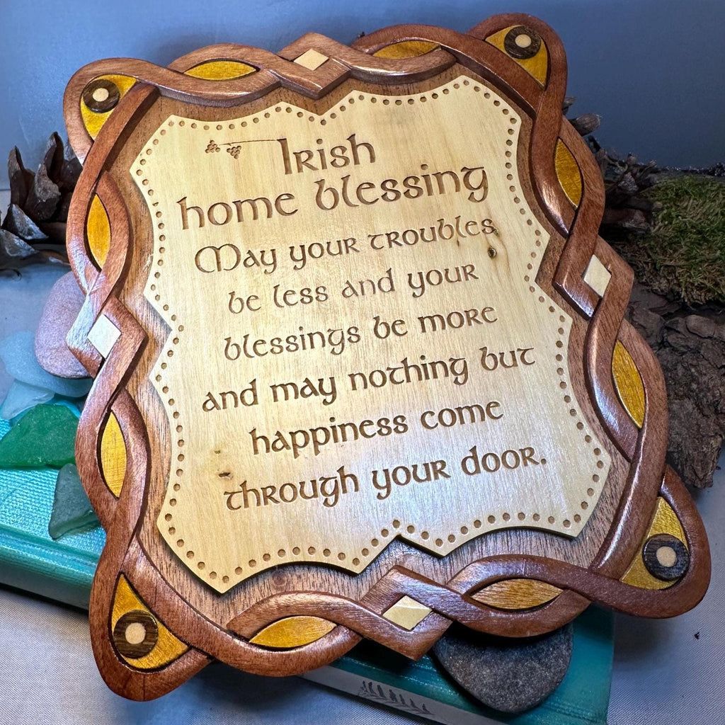 Wooden Irish Home Blessing Wall Plaque