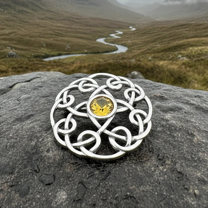 Lilith Celtic Knot Brooch