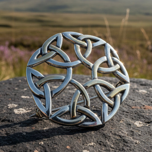Trinity Celtic Knot Brooch