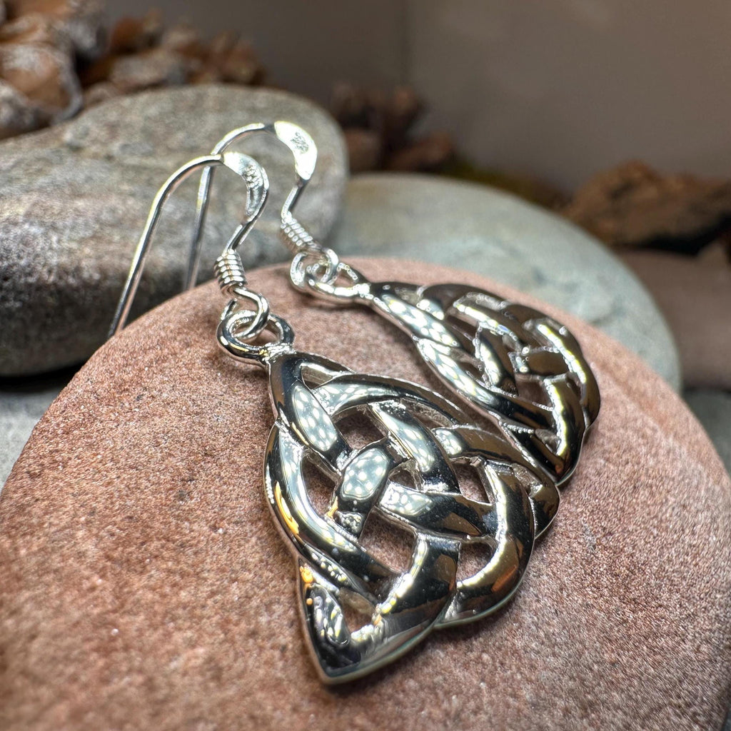 Lyric Celtic Triquetra Earrings