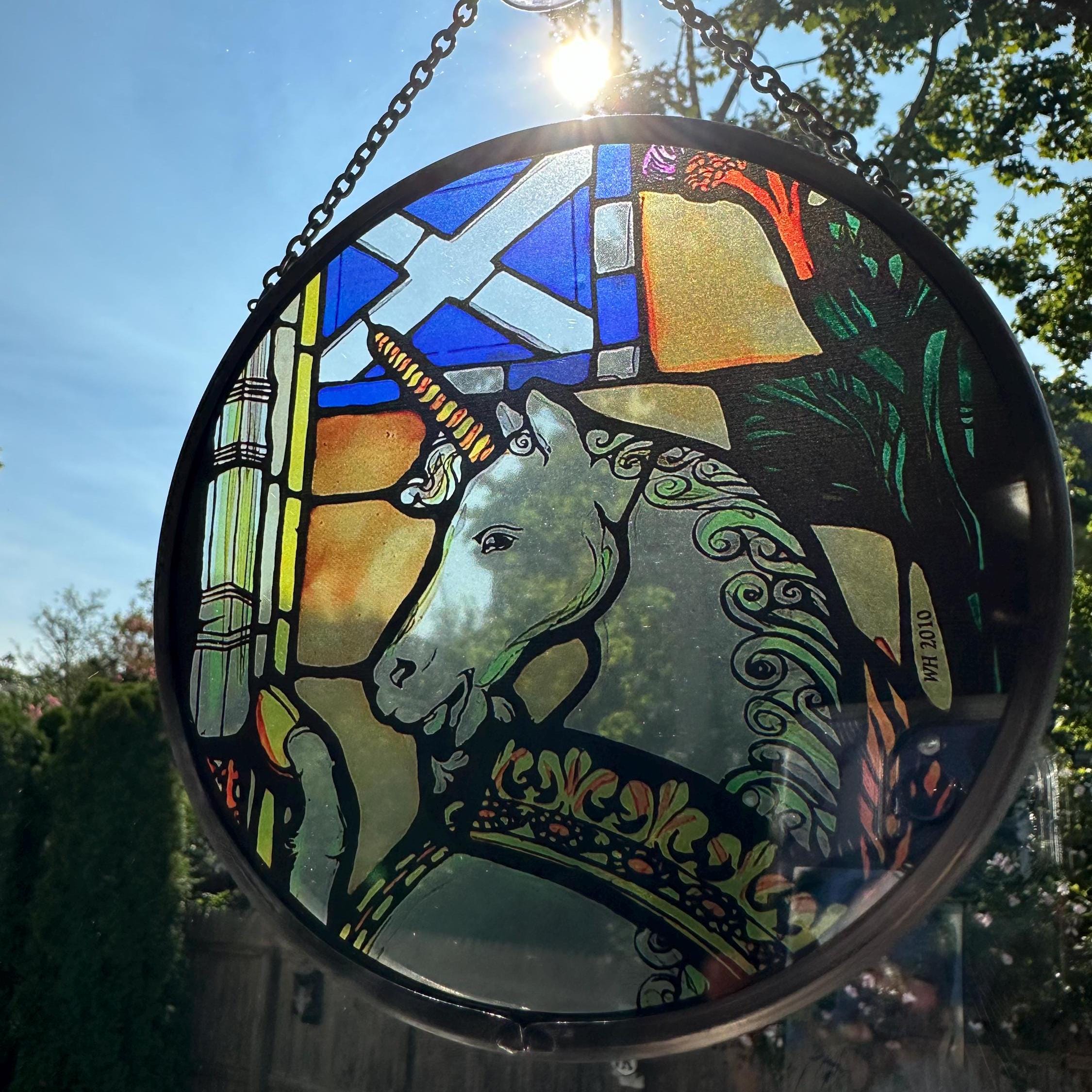 St. Giles Cathedral Scottish Unicorn Suncatcher