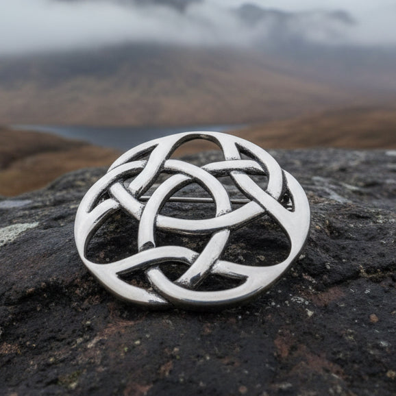 Emblem Celtic Knot Brooch