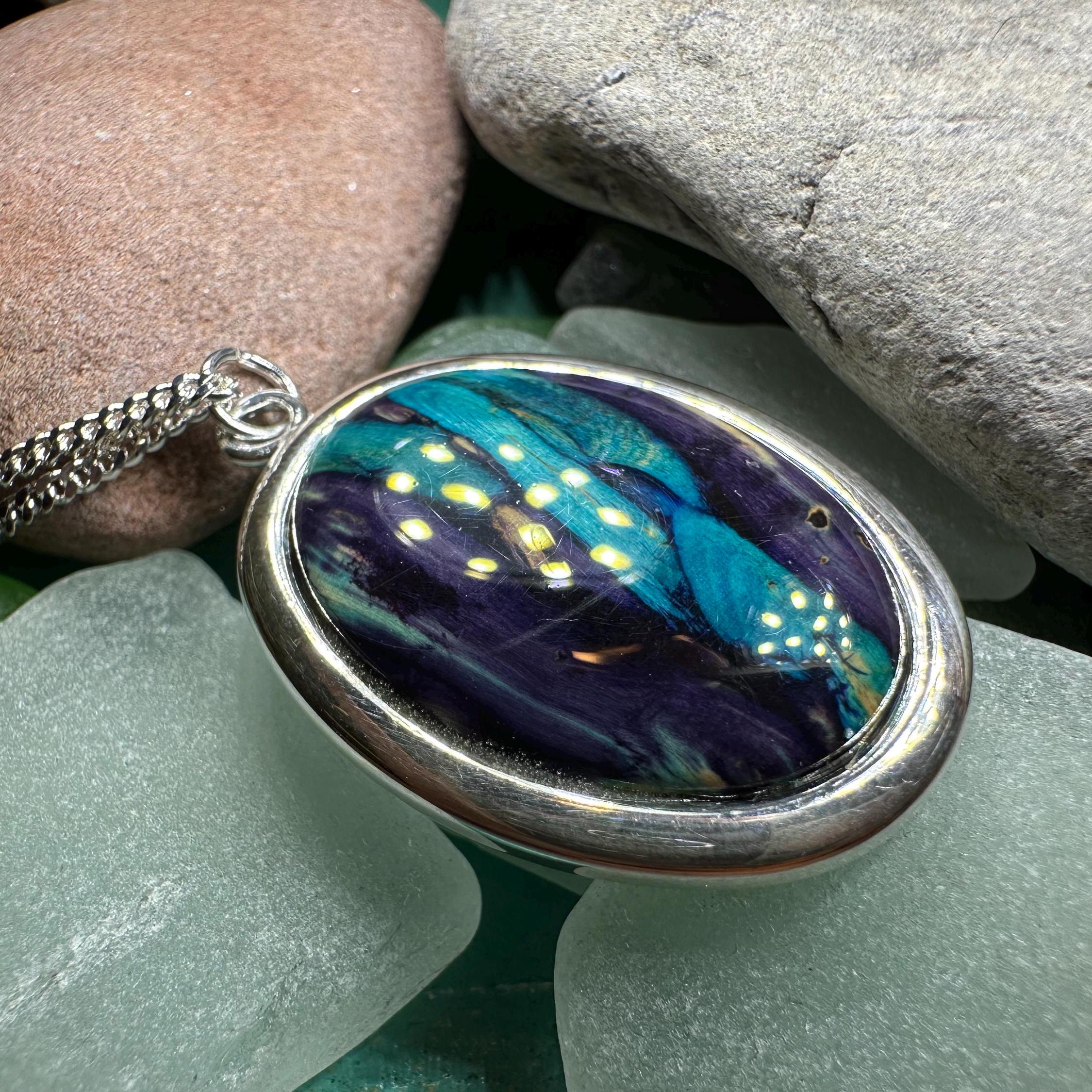 Scottish Highlands Necklace with Heathergems