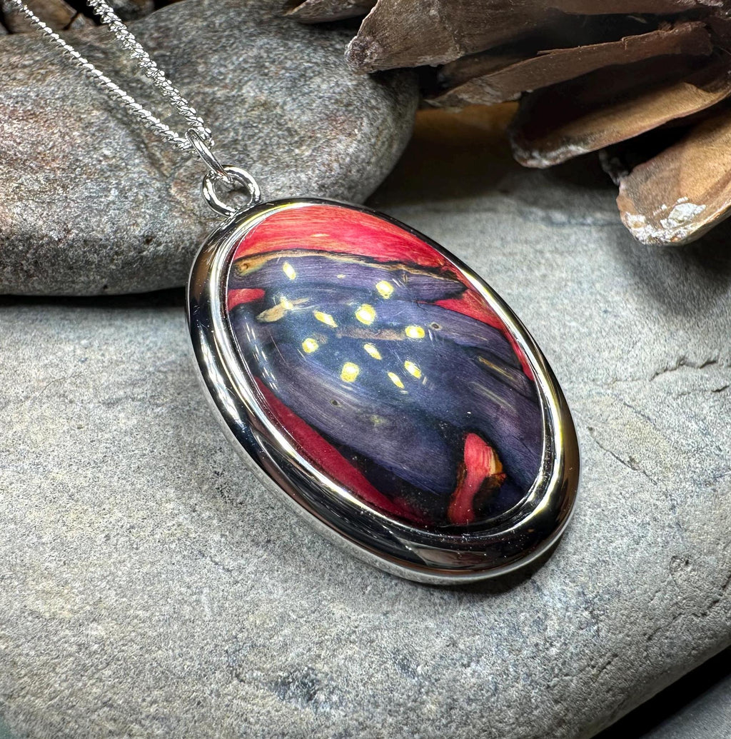 Scottish Highlands Necklace with Heathergems