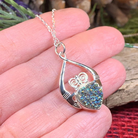 Juliet Irish Claddagh Necklace - Handmade in Ireland