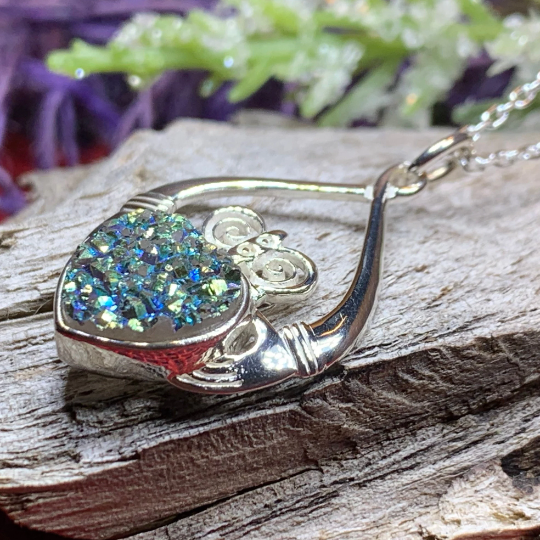 Juliet Irish Claddagh Necklace - Handmade in Ireland