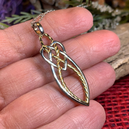 Seadream Celtic Knot Necklace - Handmade in Ireland