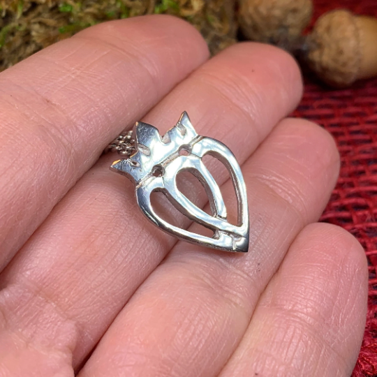 Two Hearts Luckenbooth Necklace - Handmade in Scotland