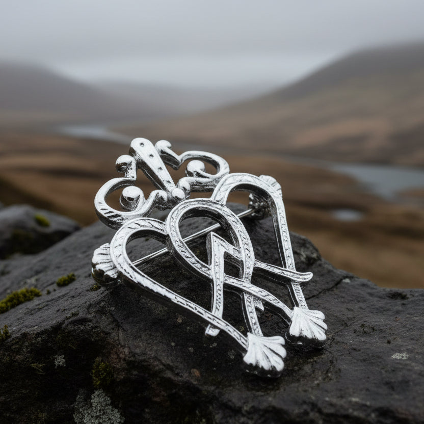 Murtagh Luckenbooth Brooch - Handmade in Scotland