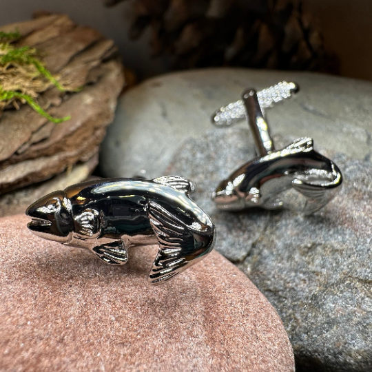 Good Catch Fish Cufflinks for Men