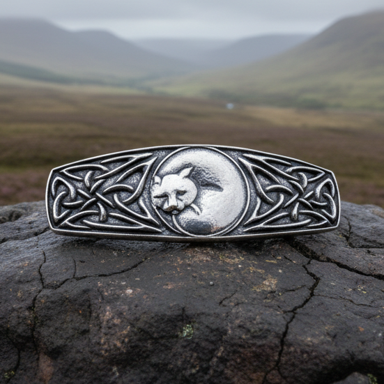 Celtic Cat Hair Clip for Women