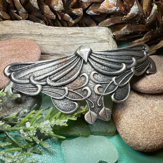 Celtic Leaf Hair Clip for Women