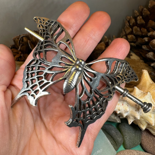 Victorian Butterfly Hair Slide for Women