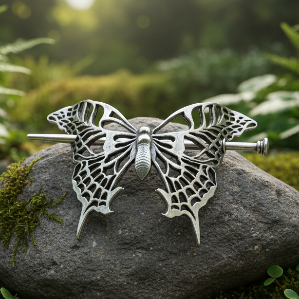 Victorian Butterfly Hair Slide for Women