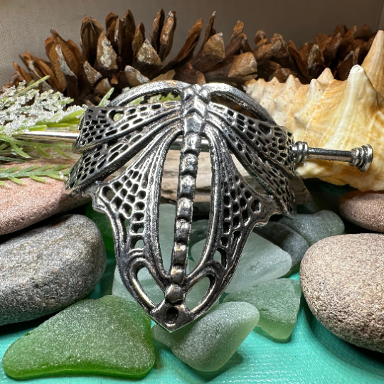 Victorian Dragonfly Hair Slide for Women