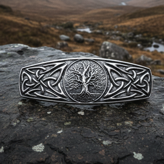 Celtic Tree of Life Hair Clip for Women