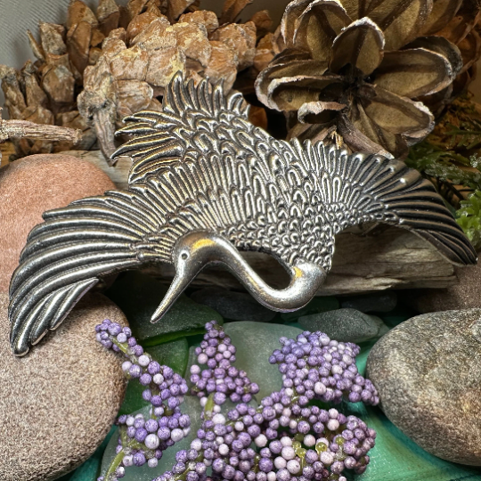 Crane of Happiness Hair Clip for Women