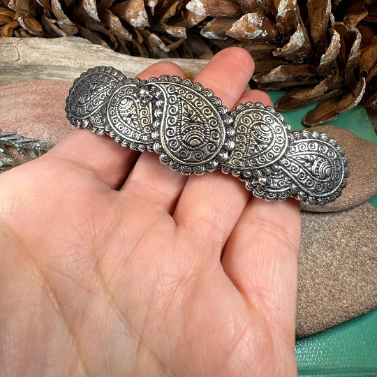 Scottish Paisley Hair Clip for Women
