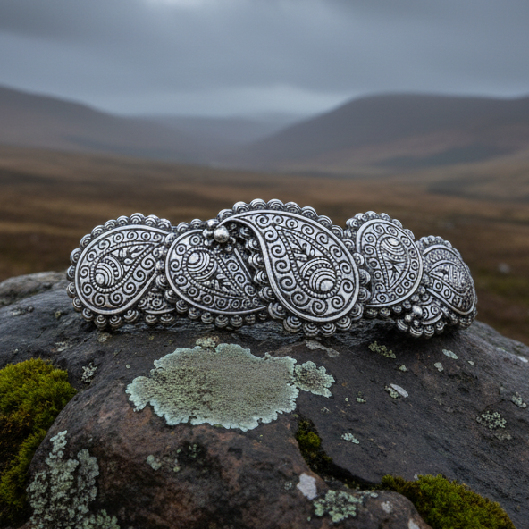 Scottish Paisley Hair Clip for Women