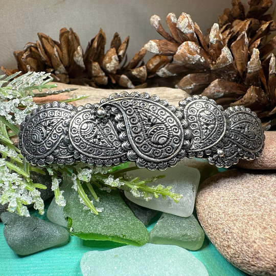 Scottish Paisley Hair Clip for Women