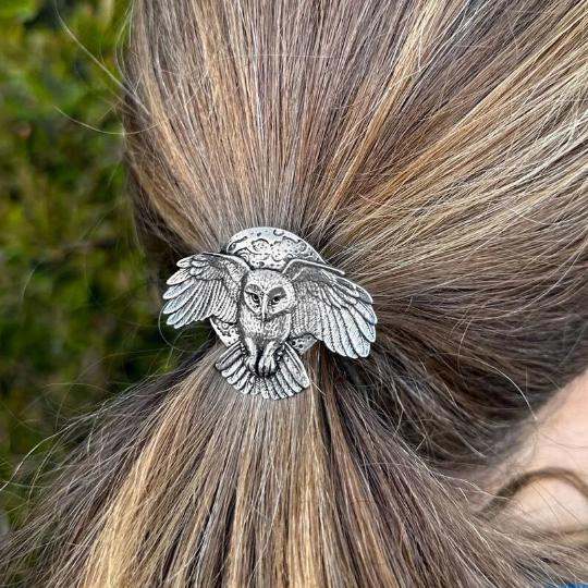 Midnight Owl Ponytail Holder for Women