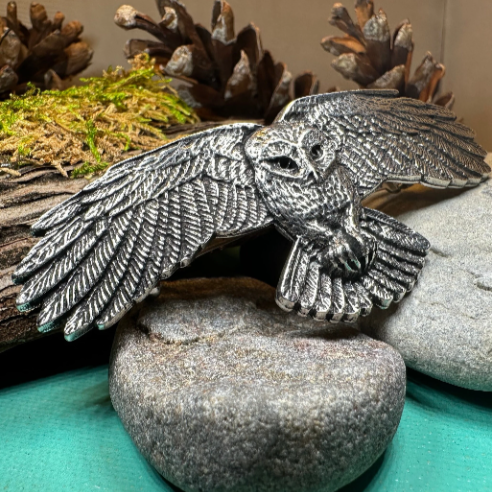 Realistic Owl Hair Clip for Women