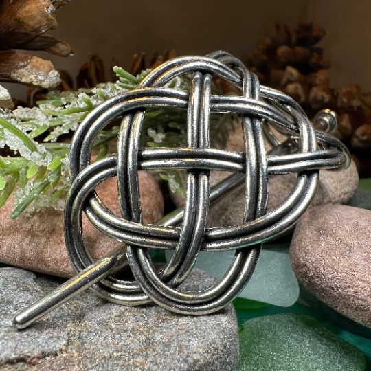 Cora Celtic Knot Hair Slide for Women