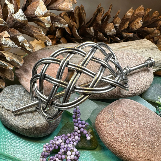 Cora Celtic Knot Hair Slide for Women