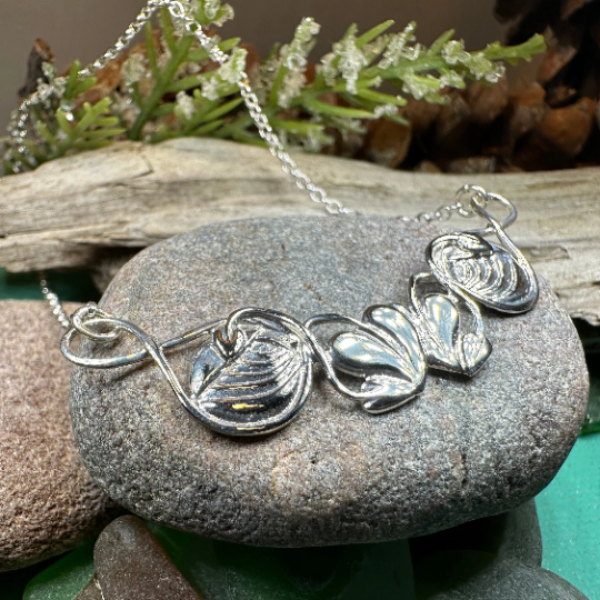 Mackintosh Leaves  Necklace - Made in Scotland