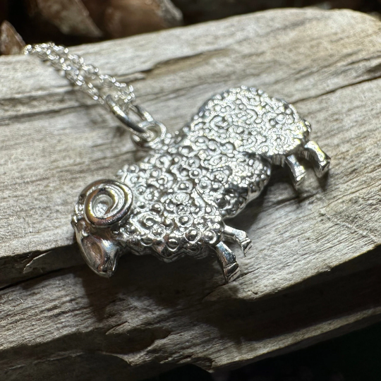 Marigold Sheep Necklace for Women - Handmade in Scotland