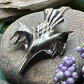 Vyolet Scottish Thistle Necklace