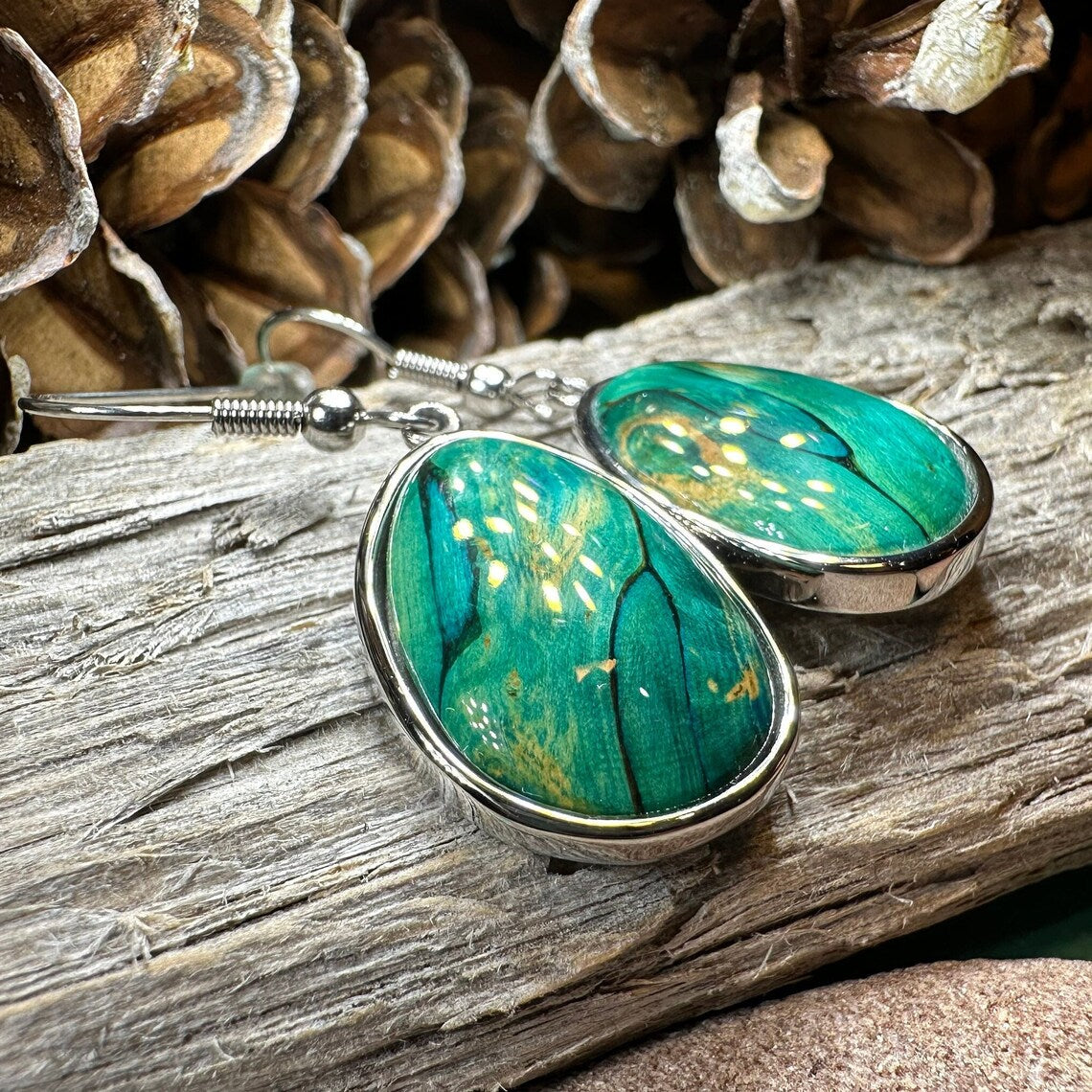 Scottish Heathergems Organic Earrings ~ Handmade in Scotland