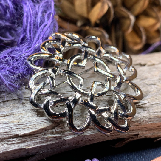 Four Marys Celtic Knot Brooch - Handmade in Scotland