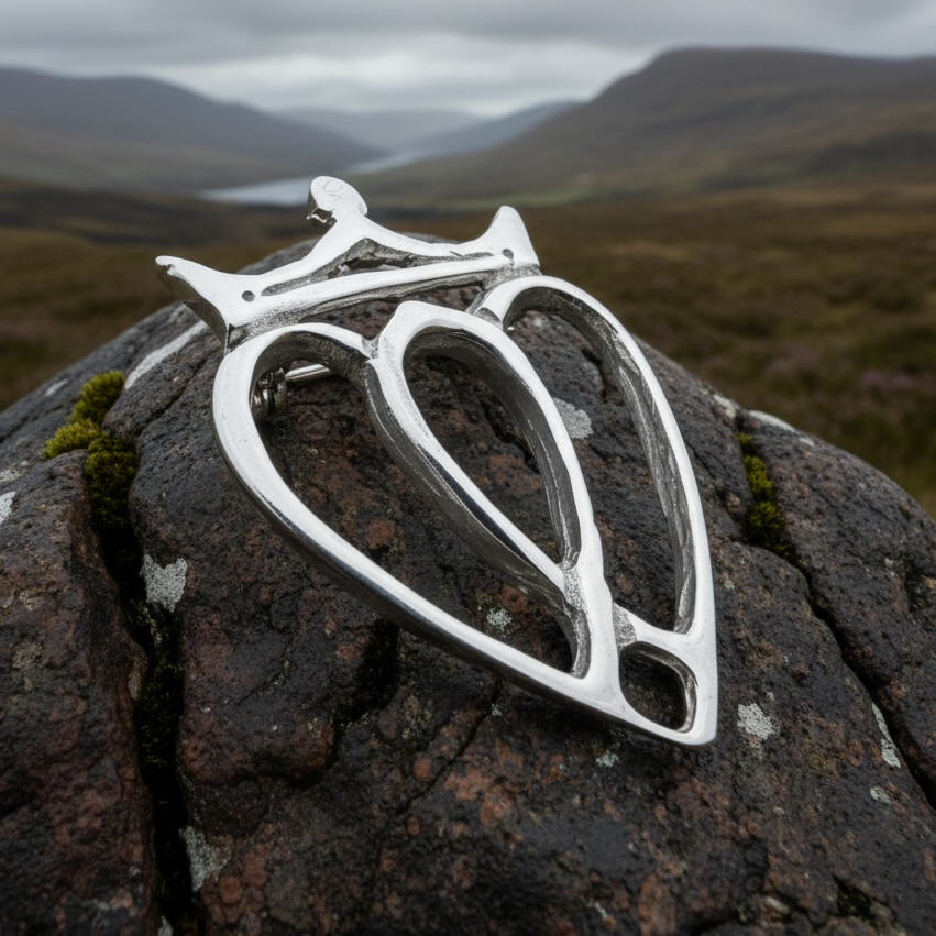 Jocasta Luckenbooth Brooch - Handmade in Scotland