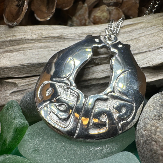 Celtic Cats Necklace - Handmade in Scotland
