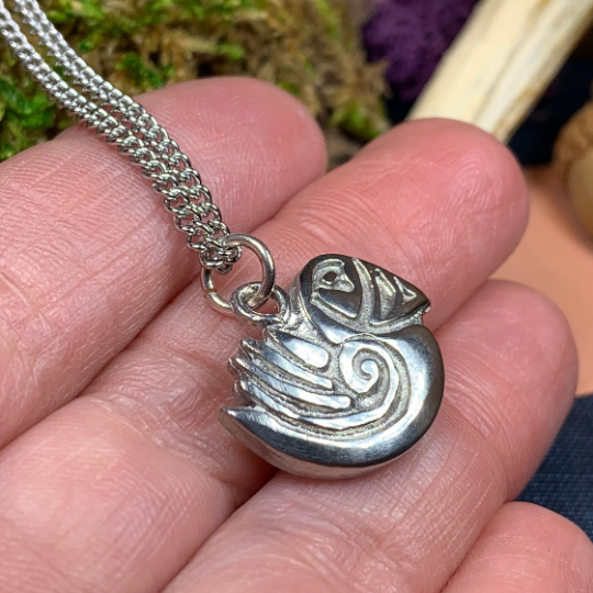 Orkney Puffin Necklace - Handmade in Scotland