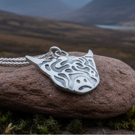 Hamish Highland Cow Necklace - Handmade in Scotland