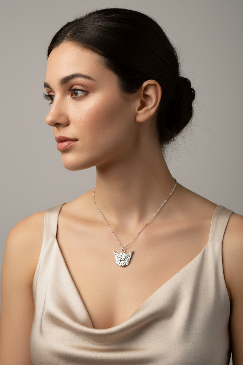 Hamish Highland Cow Necklace - Handmade in Scotland